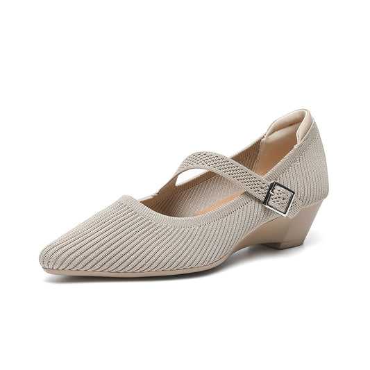 Dolly Mary Jane Heels – 4cm Comfortable Block Heel