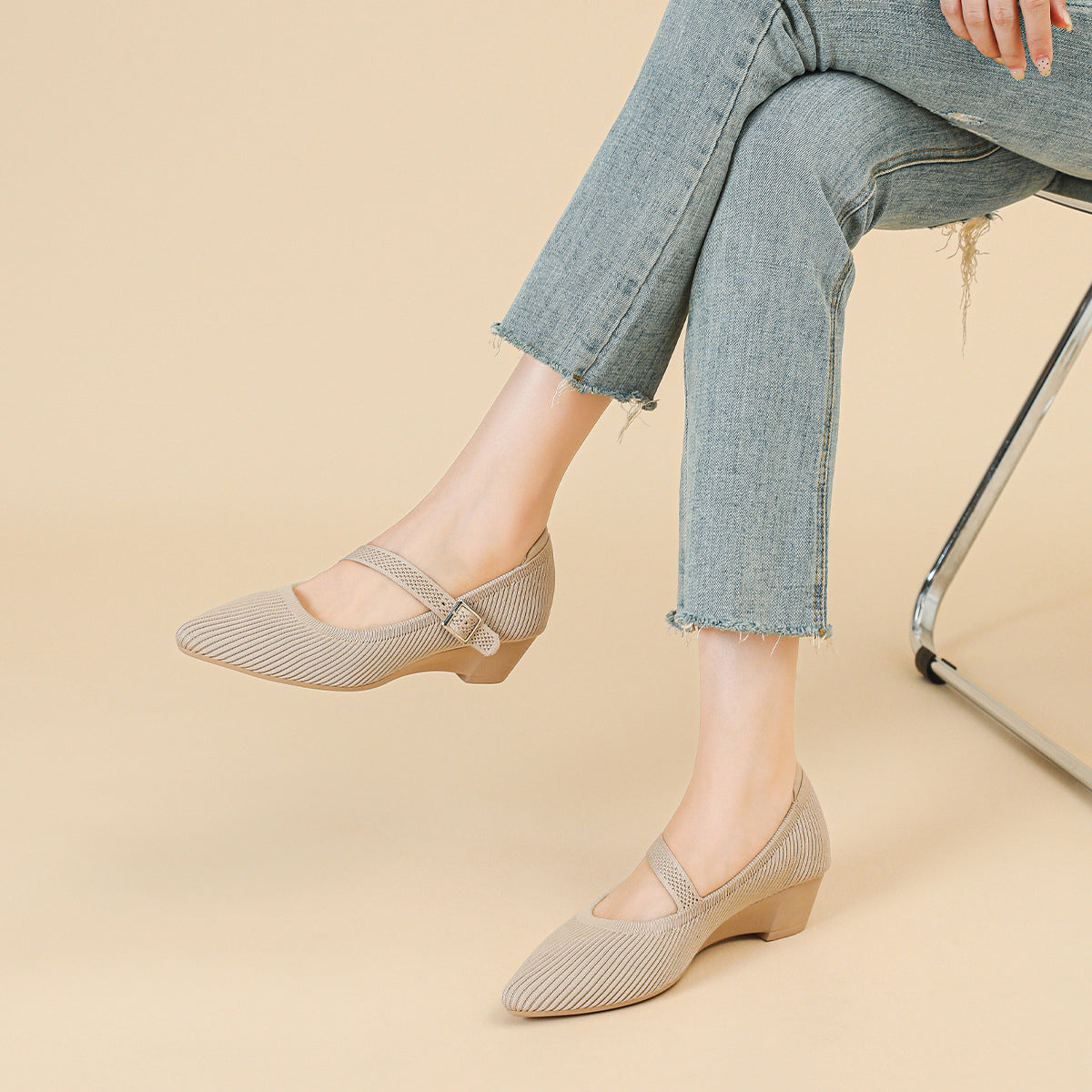 Dolly Mary Jane Heels – 4cm Comfortable Block Heel