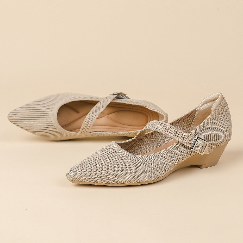 Dolly Mary Jane Heels – 4cm Comfortable Block Heel