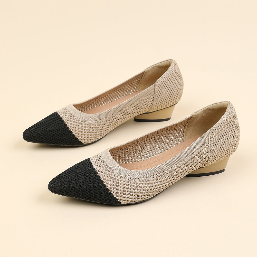Mira Knit Pumps – 3cm Elegant Teardrop Heel