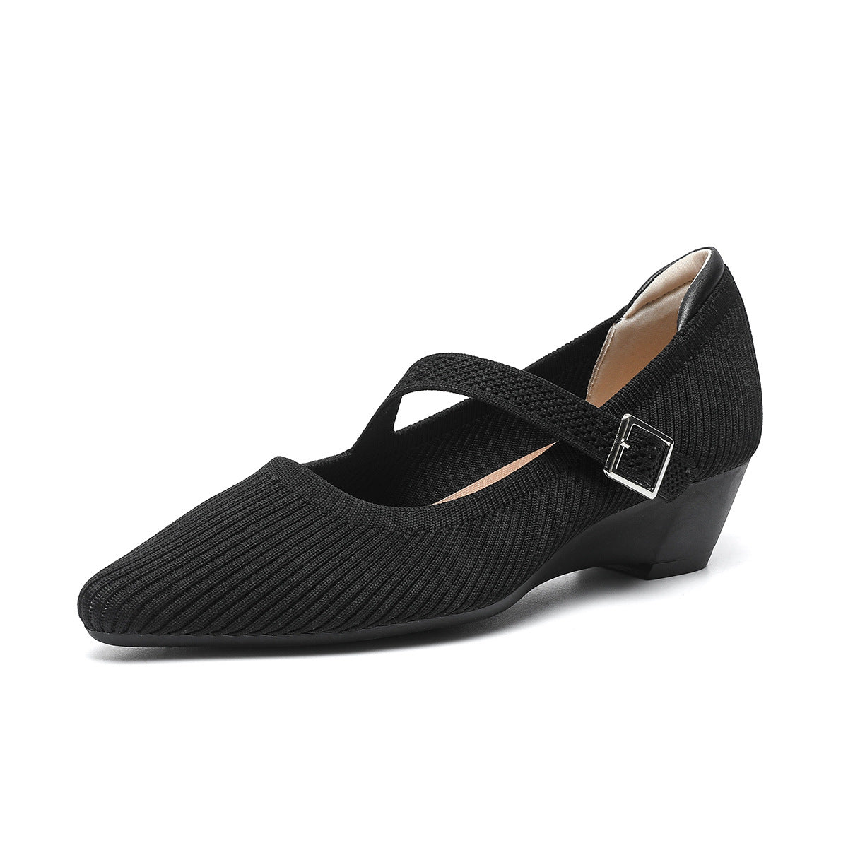 Dolly Mary Jane Heels – 4cm Comfortable Block Heel