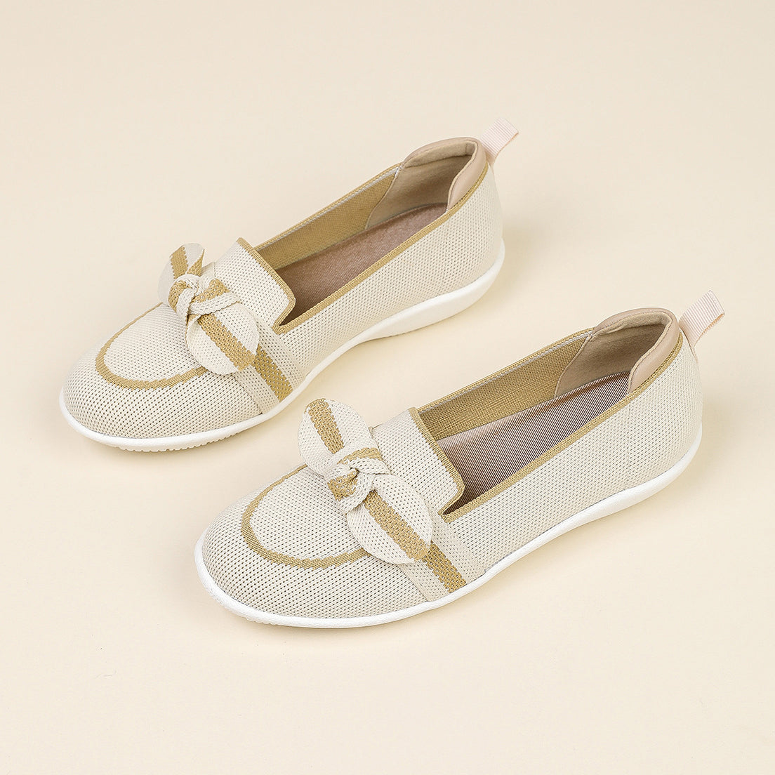 Elodie Knit Loafers – Lightweight Stretch Comfort Flats