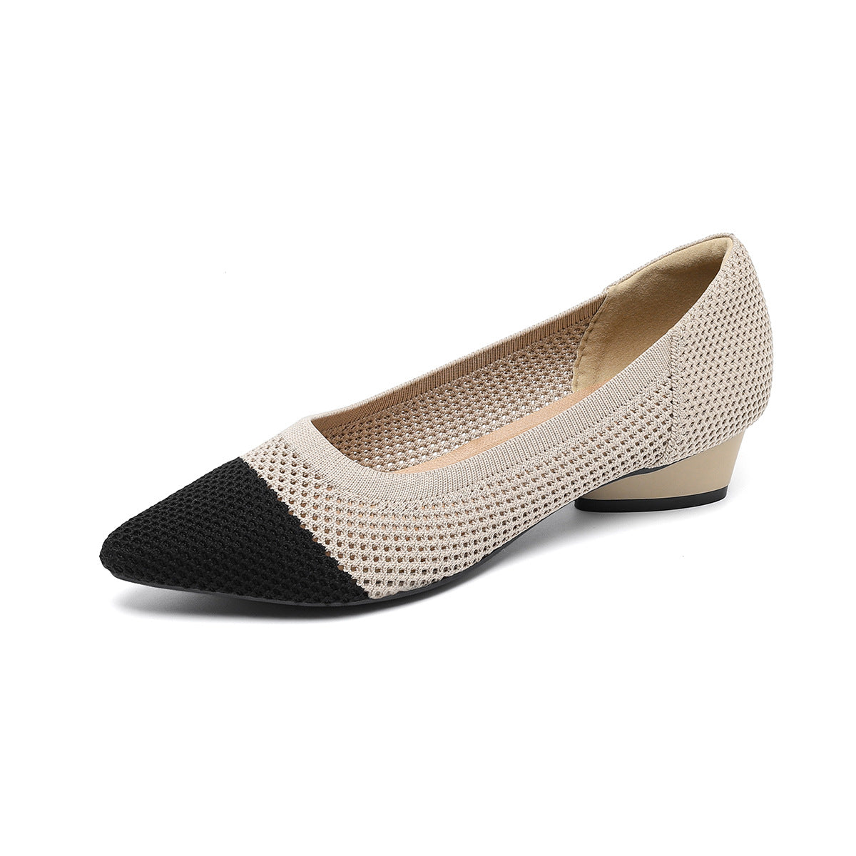 Mira Knit Pumps – 3cm Elegant Teardrop Heel
